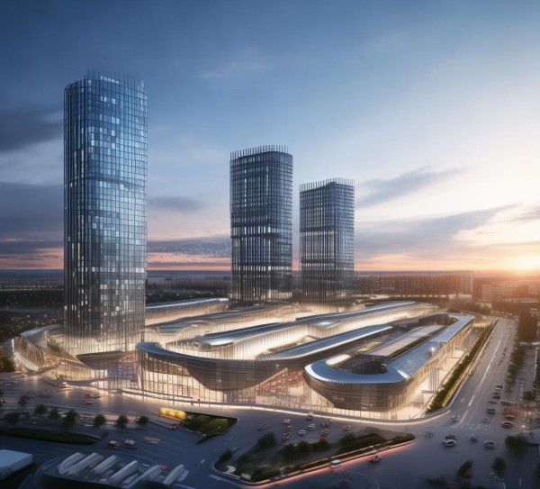隆德跨境电商物流园，作为跨境电商新地标，未来将成为商业中心